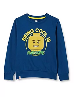 Bluzy dla chłopców - LEGO Bluza chłopięca Mwa Ninjago, 577 Dark Blue, 92 cm - grafika 1