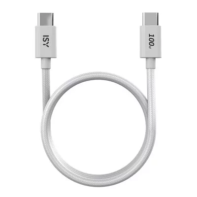 Kabel USB-C ISY 2m Biały IUC-5200