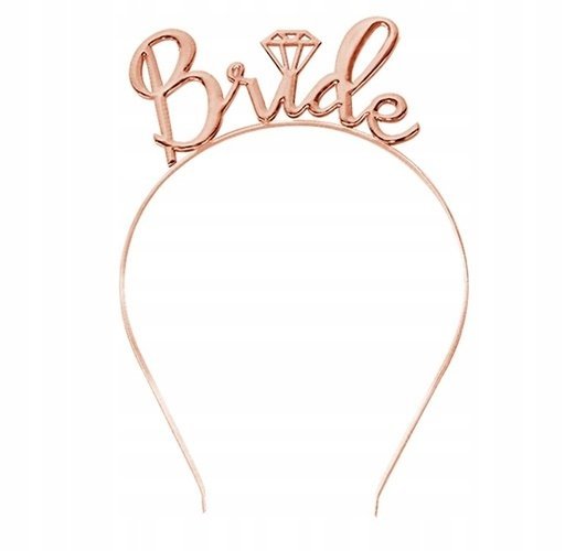 OPASKA WIECZÓR PANIEŃSKI BRIDE RÓŻ ROSE GOLD