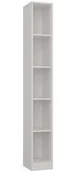 Regały - Biały wąski regał nowoczesny C2-R87 - miniaturka - grafika 1