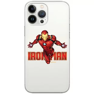 Etui Marvel dedykowane do Iphone 5/5S/SE, wzór: Iron Man 030 Etui częściowo przeźroczyste, oryginalne i oficjalnie licencjonowane - Etui i futerały do telefonów - miniaturka - grafika 1