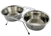 Miski dla psów - LoLo Pets LoLo Pets Miski na stojaku poj 2x0.9 nr kat LO-97303 - miniaturka - grafika 1