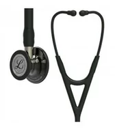 Urządzenia medyczne - Stetoskop Littmann Cardiology IV 6204 Stetoskop kardiologiczny High Polish Smoke-Finish ,przewód i lira czarny,trzon szampański - miniaturka - grafika 1