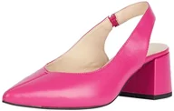 Czółenka - aleva Damskie czółenka typu slingback ze skóry, czerwony, 41 EU - miniaturka - grafika 1
