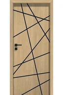 Drzwi wewnętrzne - Pol-Skone Dzwi Wewnętrzne Pełne Teo Vf4 Fornirowane Dąb Europejski - miniaturka - grafika 1