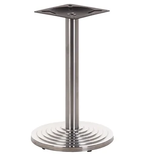 Podstawa stołu/stolika SH-2013/S, stal nierdzewna szczotkowana, średnica 45 cm, wysokość 71,5 cm - do hotelu, restauracji ,baru, biura - Meble modułowe i akcesoria - miniaturka - grafika 1