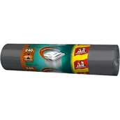 Worki na śmieci - JAN Niezbędny Niezbędny Worki LD czarne 240L 8 szt - miniaturka - grafika 1