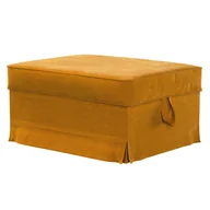 Pokrowce na meble - Dekoria Pokrowiec na podnóżek Ektorp Bromma miodowy 60 x 79 x 42 cm Velvet 614-704-23 - miniaturka - grafika 1