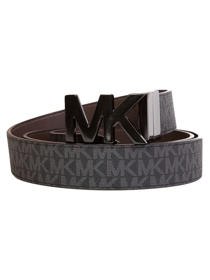 Michael Kors Pasek dwustronny w kolorze czarno-ciemnobrązowym