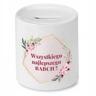 Skarbonki - SKARBONKA DLA BABCI WSZYSTKIEGO NAJLEPSZEGO BABCIU z Nadrukiem ze Zdjęciem - miniaturka - grafika 1