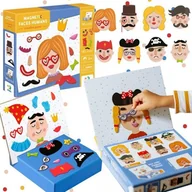 Zabawki interaktywne dla dzieci - Gra magnetyczna ludzkie twarze - miniaturka - grafika 1