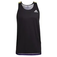 Koszulki męskie - adidas T-shirt męski Otr Singlet Cb, Czarny/Rafmor/Limpul/Rojaci, XL - miniaturka - grafika 1