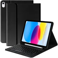 Etui do tabletów - Etui z bezprzewodową klawiaturą Bluetooth do iPad Mini 6/7, czarne - miniaturka - grafika 1