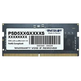 PATRIOT SIGNATURE SO-DIMM DDR5 16GB 4800MHz 1 Rank - Pamięci RAM - miniaturka - grafika 1