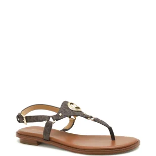 Michael Kors Sandały CASEY THONG | z dodatkiem skóry - Sandały damskie - miniaturka - grafika 1