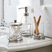 Mydelniczki i dozowniki mydła - Zestaw łazienkowy Drinapoly - miniaturka - grafika 1