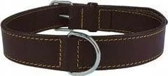 Zolux LEATHER LINED COLLAR 65MM BRN - Obroże dla psów - miniaturka - grafika 1