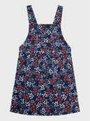 Sukienki i spódniczki dla dziewczynek - United Colors Of Benetton Sukienka codzienna 45GBGT006 Granatowy Regular Fit - miniaturka - grafika 1