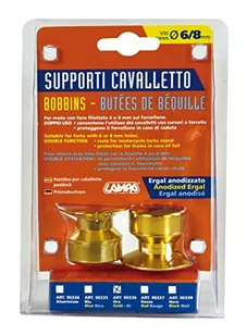 Lampa CP.WSPARCIA KOŃCOWE ZŁOTA Śruby 6/8 MM - Akcesoria motocyklowe - miniaturka - grafika 1