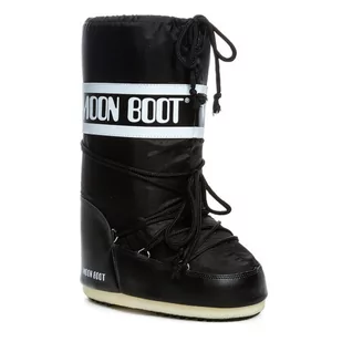 Śniegowce MOON BOOT - Nylon 14004400 001 Nero - Śniegowce damskie - miniaturka - grafika 1