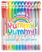 Długopisy - Kolorowe Baloniki Długopisy pachnące żelowe z brokatem - miniaturka - grafika 1