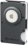 Etui na dokumenty i karty - Aluminiowe etui na karty z miejscem na AirTag od Apple (ciemny szary) - miniaturka - grafika 1