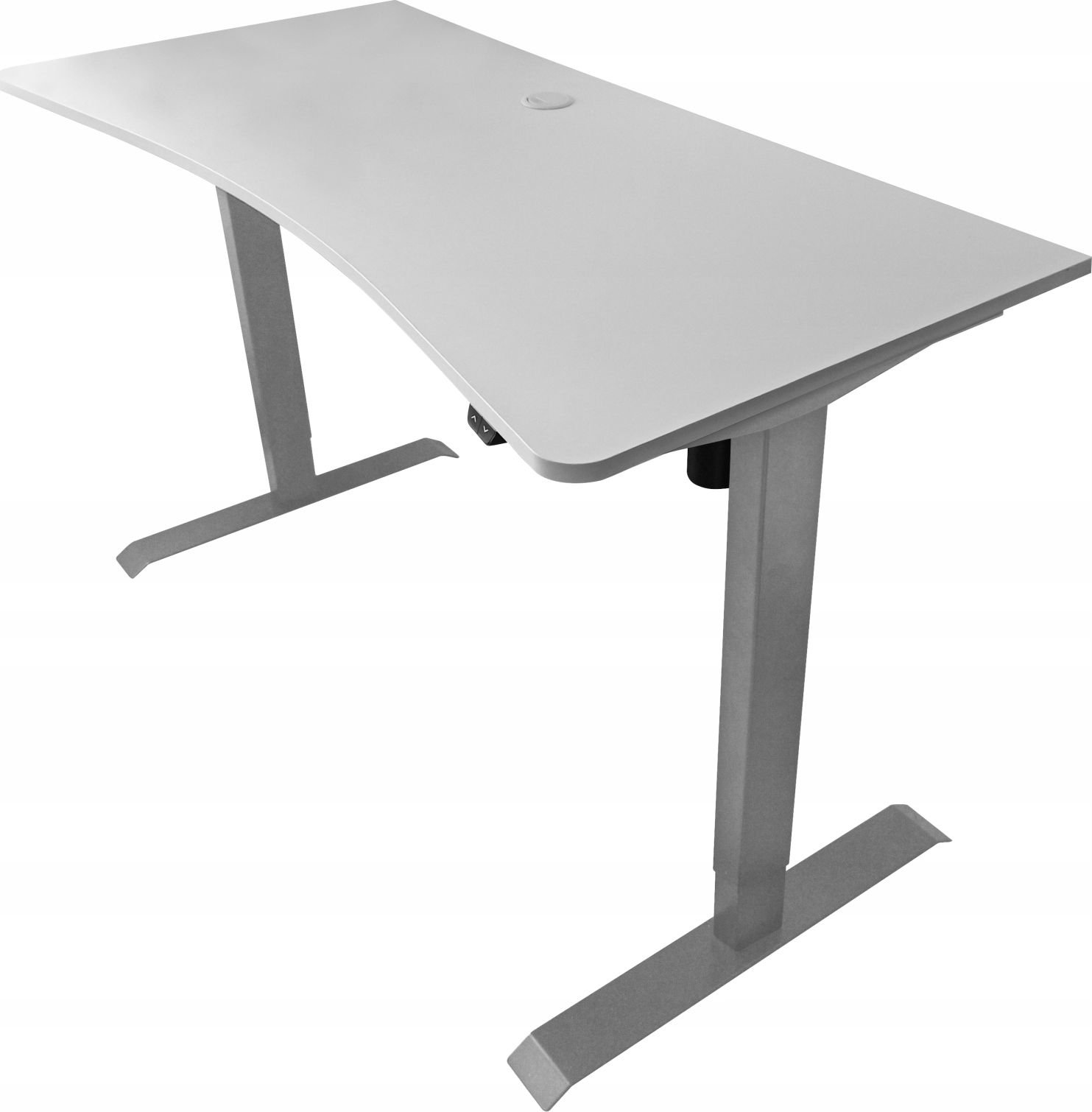 Biurko Zdesk CB-114G-Po/W Biało-Szare 138 cm x 68 cm