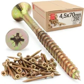 Wkręty - Wkręty do drewna uniwersalne 4,5x70mm 250szt. - miniaturka - grafika 1