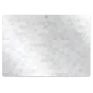 Podnóżki, podpórki, podkładki - Mata pod krzesło do biura Świetlne Trójkąty 120x90 cm - miniaturka - grafika 1