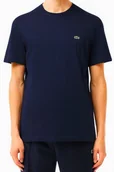 Koszulki męskie - Lacoste T-shirt męski TH2038, granatowy – 100% bawełna, rozmiar XXL - miniaturka - grafika 1