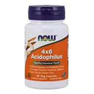 Witaminy i minerały - Now Foods NOW 4x6 Acidophilus 60vegcaps - miniaturka - grafika 1