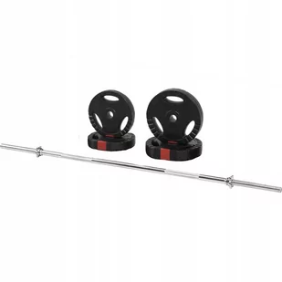 Sztanga 40 kg: gryf prosty + obciążenia bitumiczne TZ-100060-B40 - Sztangi - miniaturka - grafika 1