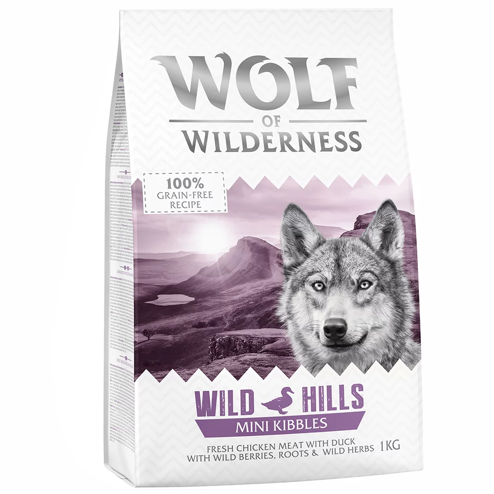 Wolf of Wilderness Mini "Wild Hills", kaczka - 1 kg