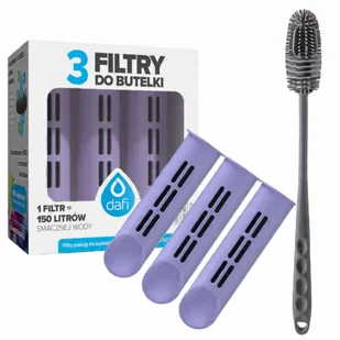 3x Filtr do butelki Dafi Soft Solid lawenda + szczoteczka do mycia butelek - Wkłady filtrujące - miniaturka - grafika 1