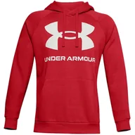 Bluzy męskie - Bluza fitness męska Under Armour Rival Fleece Big Logo HD - miniaturka - grafika 1