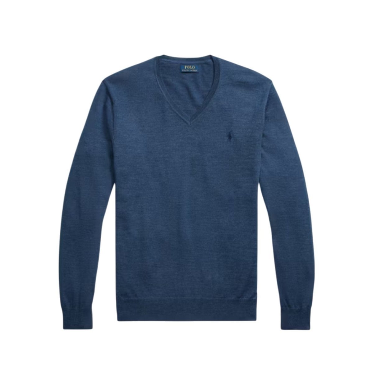 maglioni uomo ralph lauren - lssfvnpp long sleeve pullover - azzurro