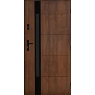 Drzwi zewnętrzne - Drzwi zewnętrzne PEKIN Orzech 90 prawe - miniaturka - grafika 1