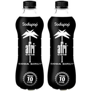 2x SYROP SODAPOP AFRI COLA 500ml KONCENTRAT DO SATURATORA WODY 10L NAPOJU - Syropy i koncentraty owocowe - miniaturka - grafika 1