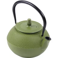 Czajniki na gaz - Czajnik Żeliwny Zielony 1250ml - miniaturka - grafika 1
