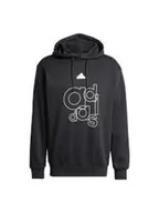 Bluzy męskie - adidas Bluza męska, S, czarna, Czarny, S - miniaturka - grafika 1