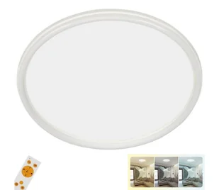 Briloner - LED Panel ściemnialny DOUBLE CCT LED/30W/230V + LED/6,5W + pilot - Lampy sufitowe - miniaturka - grafika 1