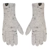 Rękawiczki - Rękawiczki unisex Salewa WALK WOOL szare 00-0000026814_0050 - miniaturka - grafika 1