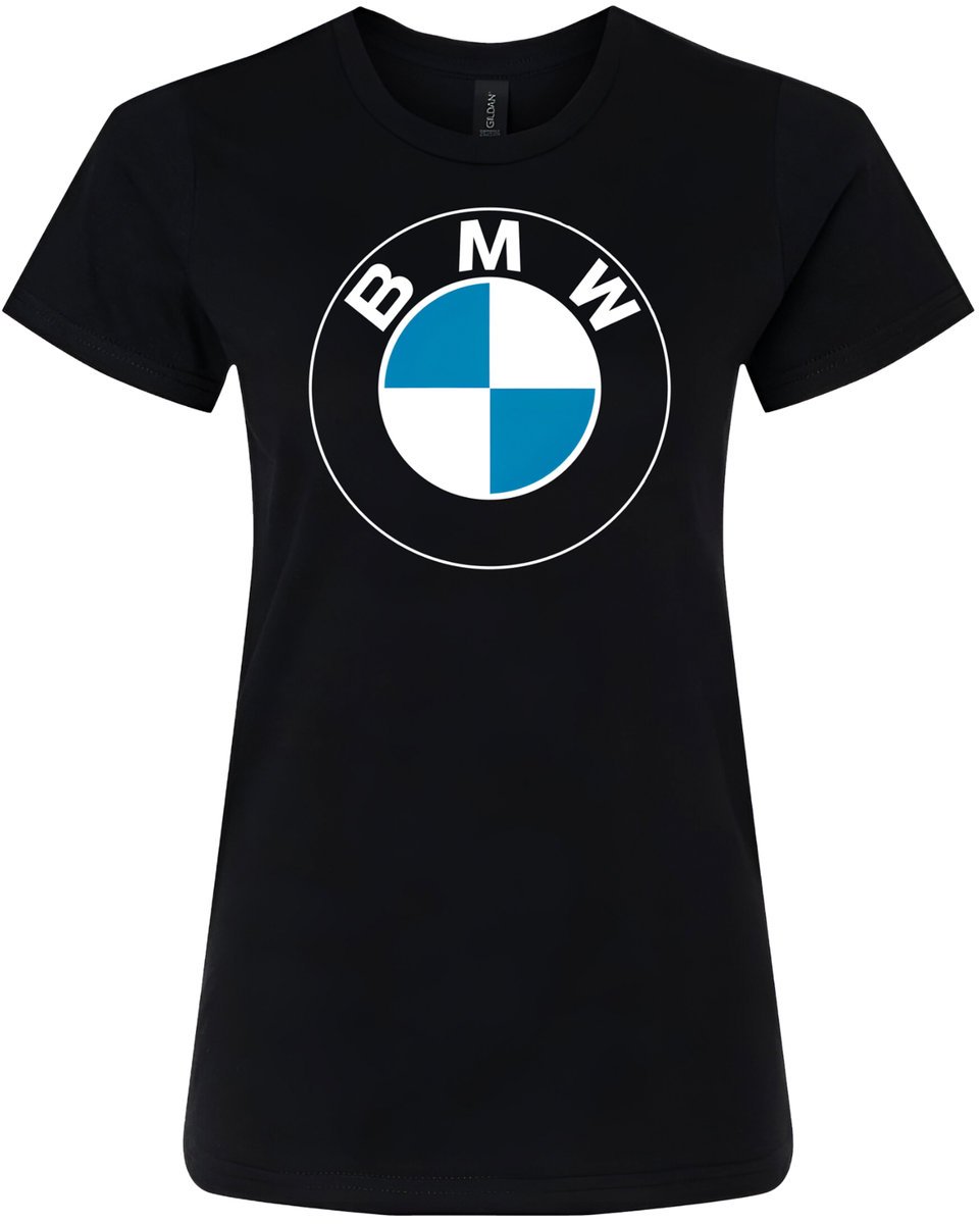 KOSZULKA DAMSKA NADRUK MOTOCYKLOWA BMW PREZENT PREMIUM L