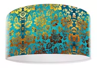 Lampy sufitowe - Macodesign Lampa wisząca Pozłacany ornament foto-244-40cm, 60 W - miniaturka - grafika 1