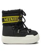 Buty dla chłopców - Moon Boot Śniegowce Junior Park Boot 80D3440020 Czarny - miniaturka - grafika 1