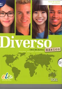 Diverso basico A1+A2 podręcznik + CD MP3 - Alonso Encina, Jaime Corpas, Gambluch Carina - Książki do nauki języka hiszpańskiego - miniaturka - grafika 1