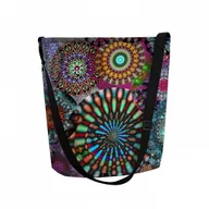 Torebki damskie - Sunlovers, Torba/listonoszka filcowa Funky, Karuzela, 32x25x10 cm - miniaturka - grafika 1