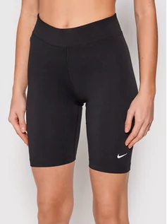 Spodenki rowerowe - Nike Szorty rowerowe Sportswear Essential CZ8526 Czarny Slim Fit - grafika 1