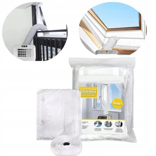 Heckermann, uszczelka okienna do klimatyzatora przenośnego, 4 lata gwarancji - Akcesoria i części AGD Heckermann, uszczelka okienna do klimatyzatora przenośnego, 4 lata gwarancji - Akcesoria i części AGD - miniaturka - grafika 1