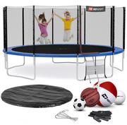 Trampoliny - Hop-Sport Trampolina ogrodowa z siatką wewnętrzną 488 cm - miniaturka - grafika 1